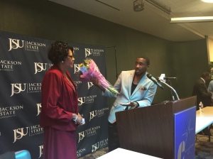 JSU NABJ Presentation to Dr. Elayne Hayes-Anthony Our new Director of the Department of Mass Communications.